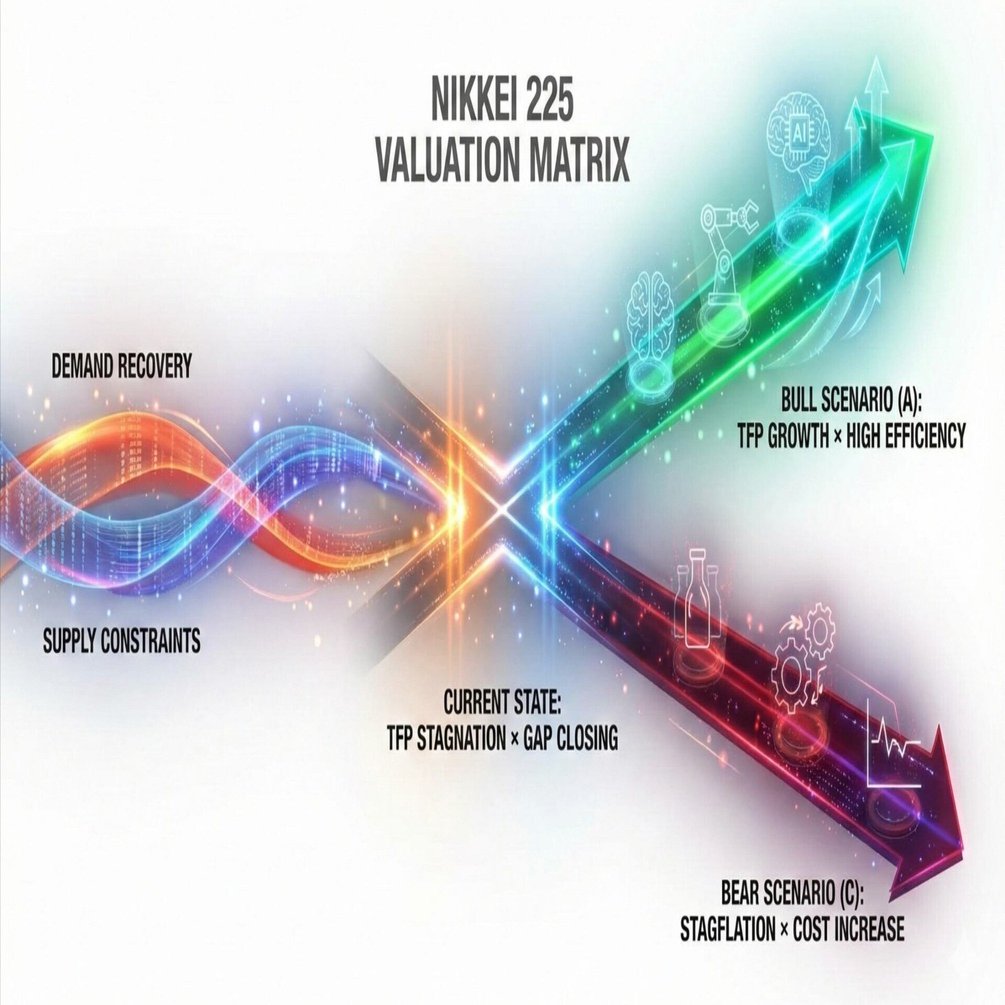 GDP需給ギャップ（アウトプット・ギャップ）」と「全要素生産性（TFP）」から見る日本経済と日経平均の株価のバリュエーション分析と今後の投資のチェックポイント｜Deep  Policy Tech