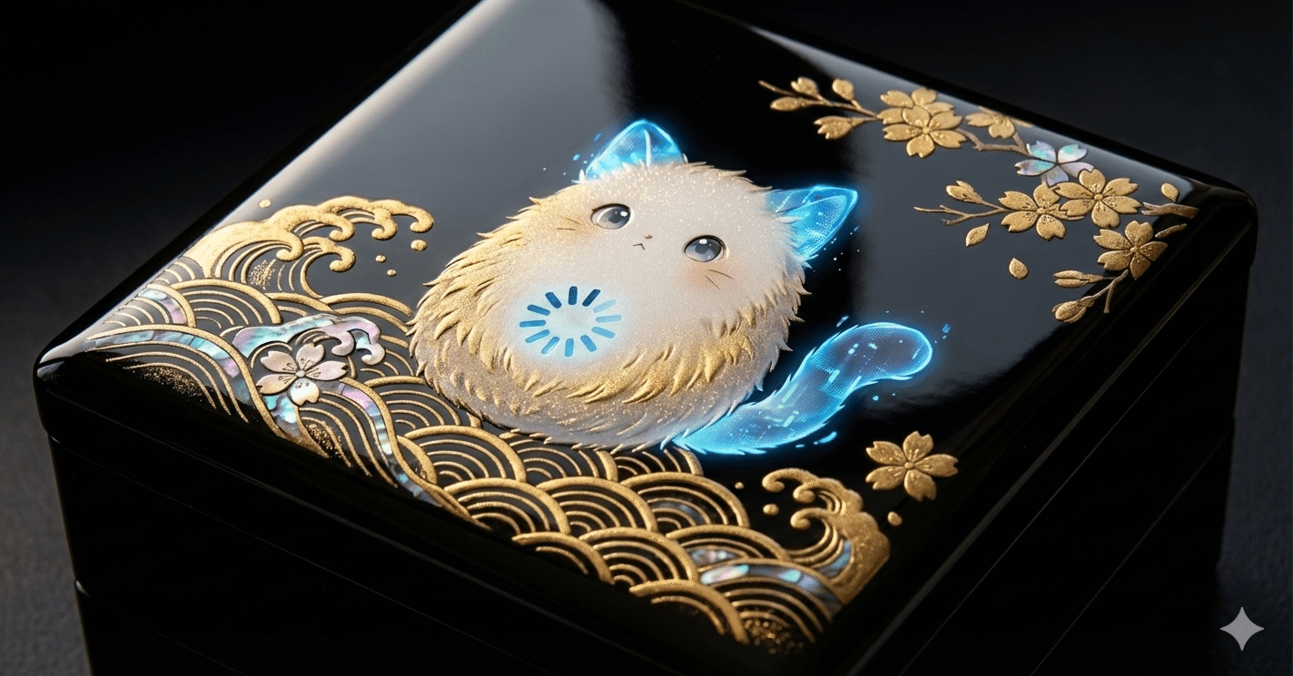 プロンプト配布】アナタの画像とAIで再現する伝統工芸「蒔絵・漆塗り