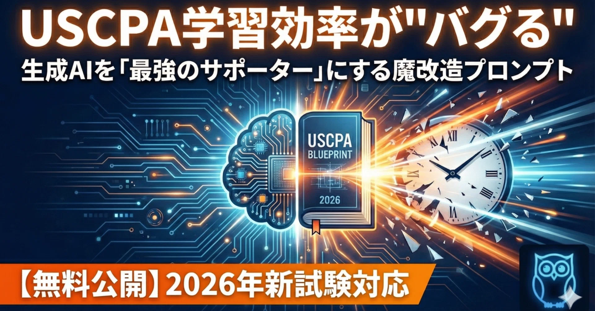 無料公開】USCPAの学習効率が