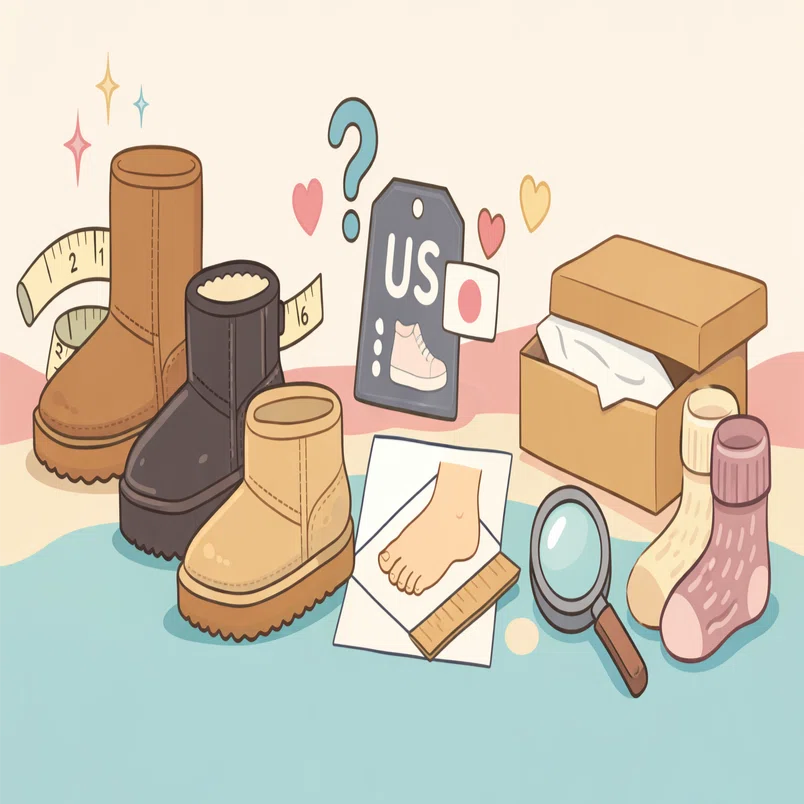 UGGブーツのサイズ感は小さめ？大きめ？迷わない選び方ガイド｜ままん