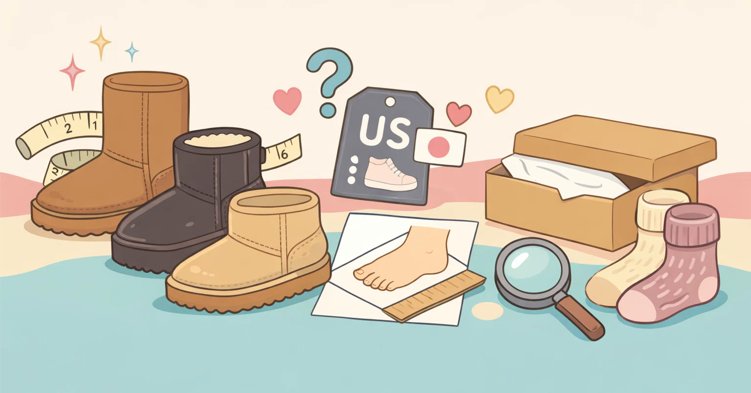 UGGブーツのサイズ感は小さめ?大きめ?迷わない選び方ガイド|ままん UGGブーツのサイズ感は小さめ?大きめ?迷わない選び方ガイド|ままん