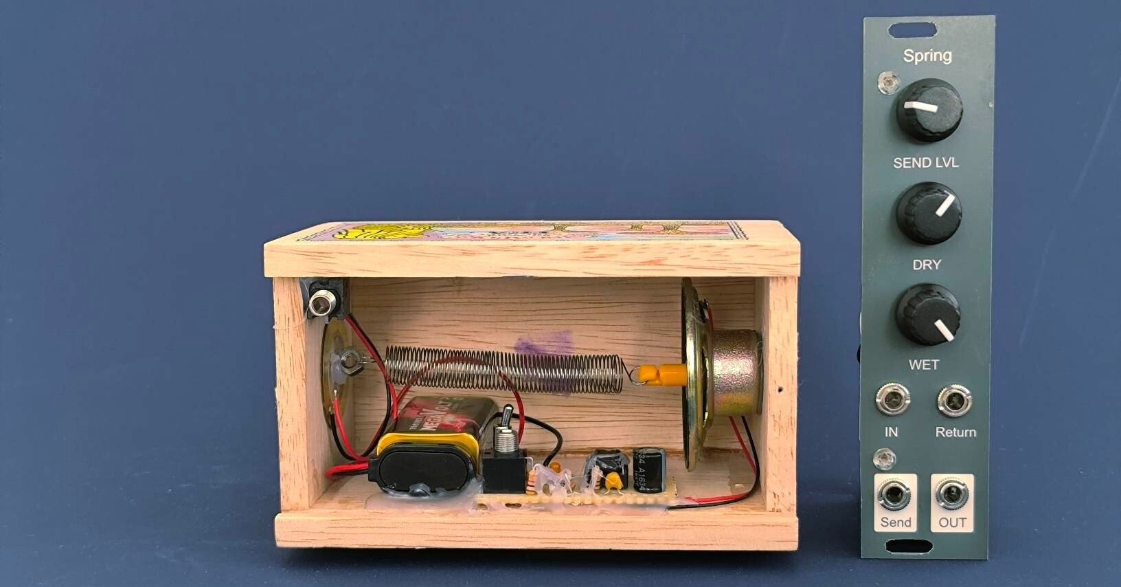 $8 Spring reverb - DIY Eurorack Modular Synthesizer｜HAGIWO/ハギヲ