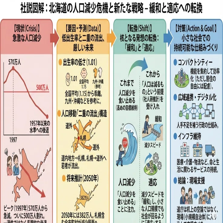 GeminiとNano Banana Proを使って新聞の社説を図解してみる｜花岡俊吾