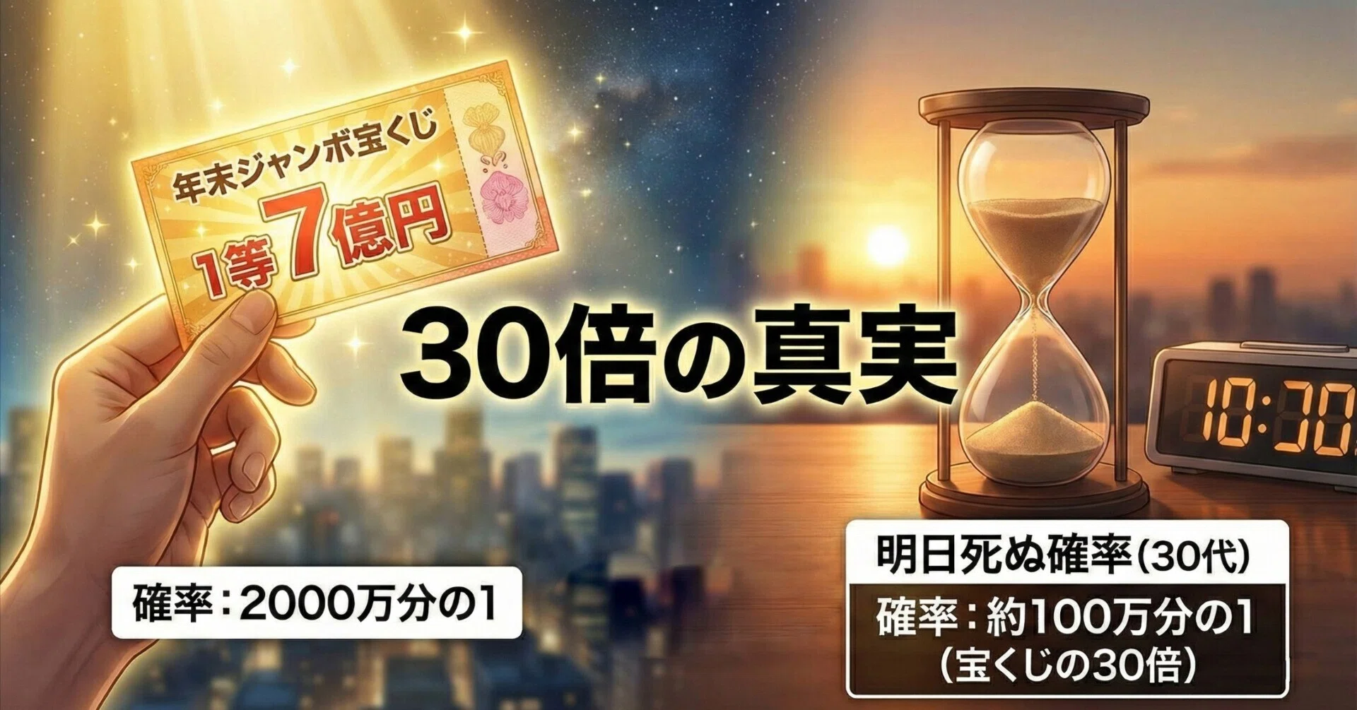明日 死ぬ 確率