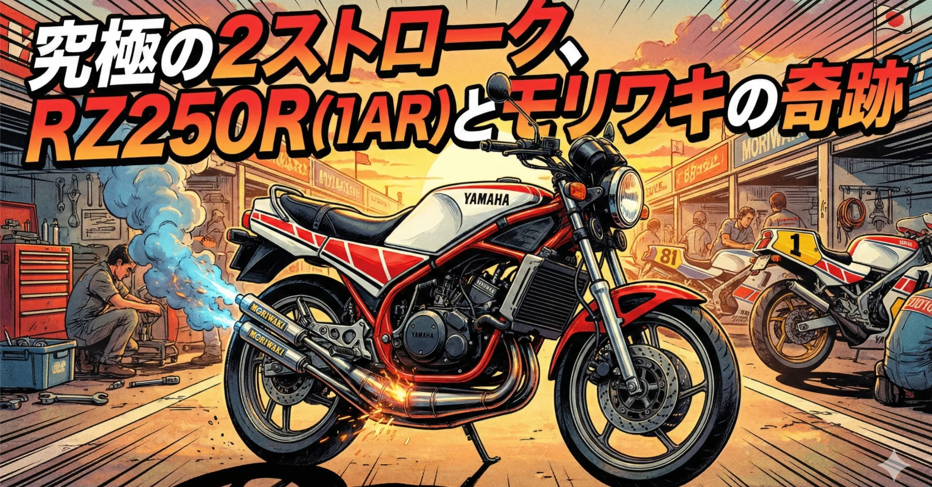 究極の2ストローク、RZ250R（1AR）とモリワキの奇跡｜MaroNoah