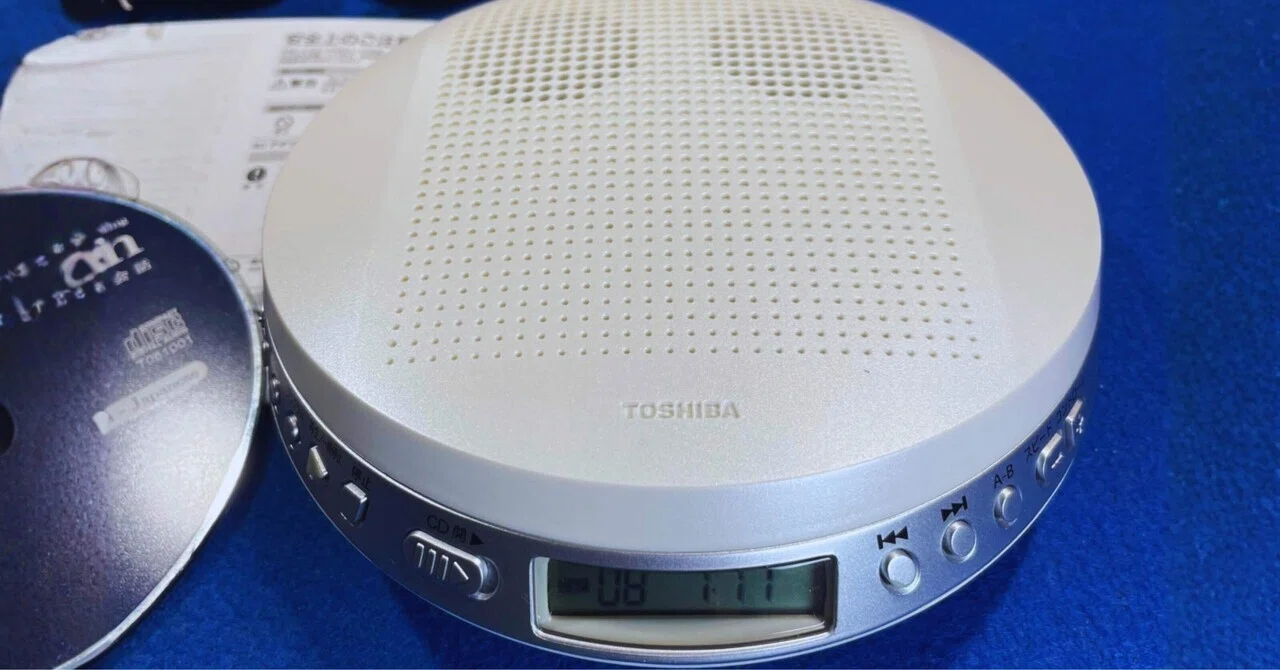 🔶CDを読まなくなった東芝ポータブルCD、TY-Pシリーズの修理方法、修理