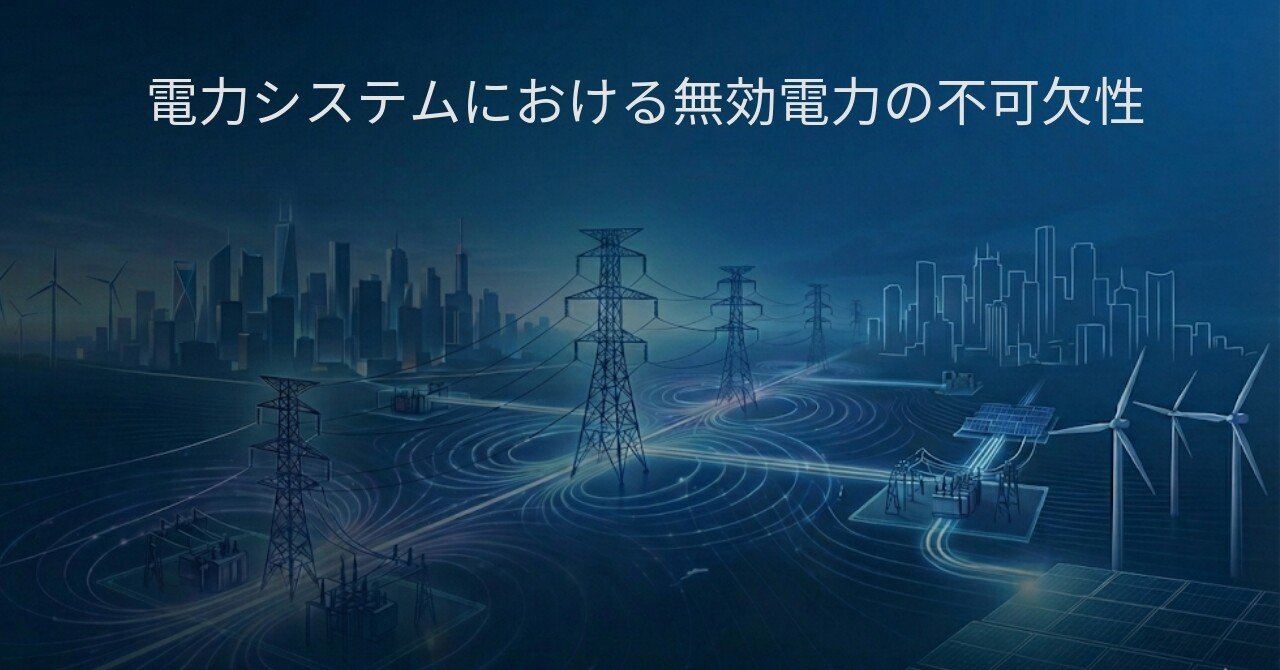 電力システムにおける無効電力の不可欠性｜Deep Researcher