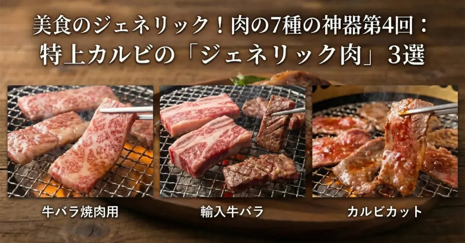 特上カルビページ 美食のジェネリック！肉の7種の神器第4回：特上カルビの「ジェネリック
