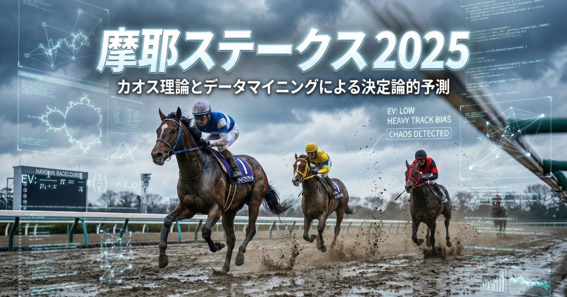 阪神10R 摩耶ステークス（2025）：カオス理論とデータマイニングによる