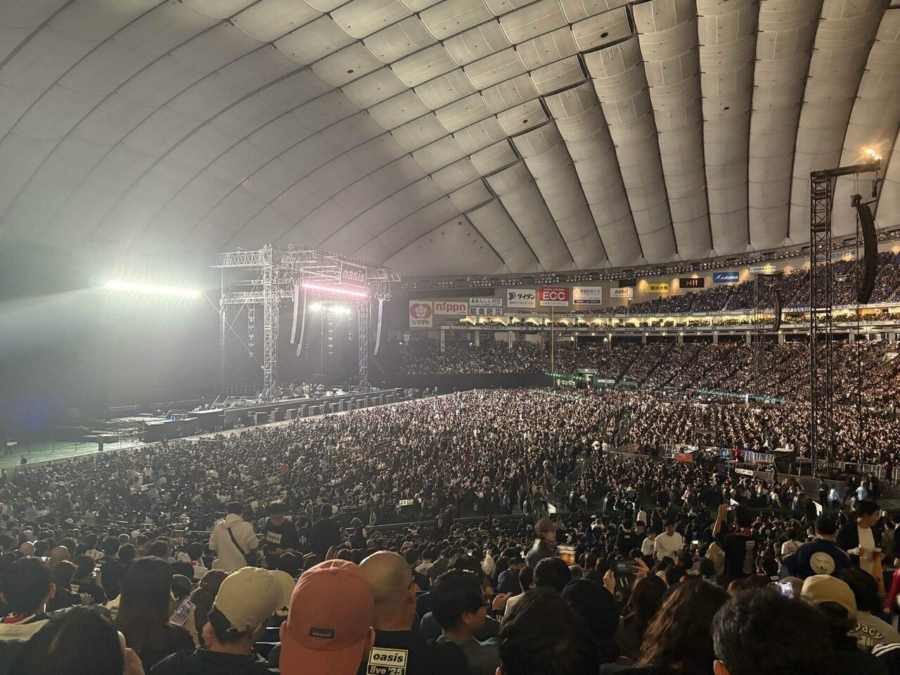 oasis live '25 東京ドーム オアシスの来日ライブ「Oasis Live '25」東京ドームで2days公演、25年