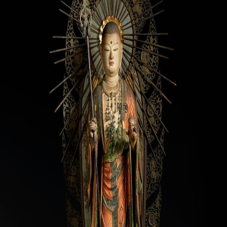 重文 木造地蔵菩薩立像 快慶【藤田美術館100選-6】｜藤田美術館