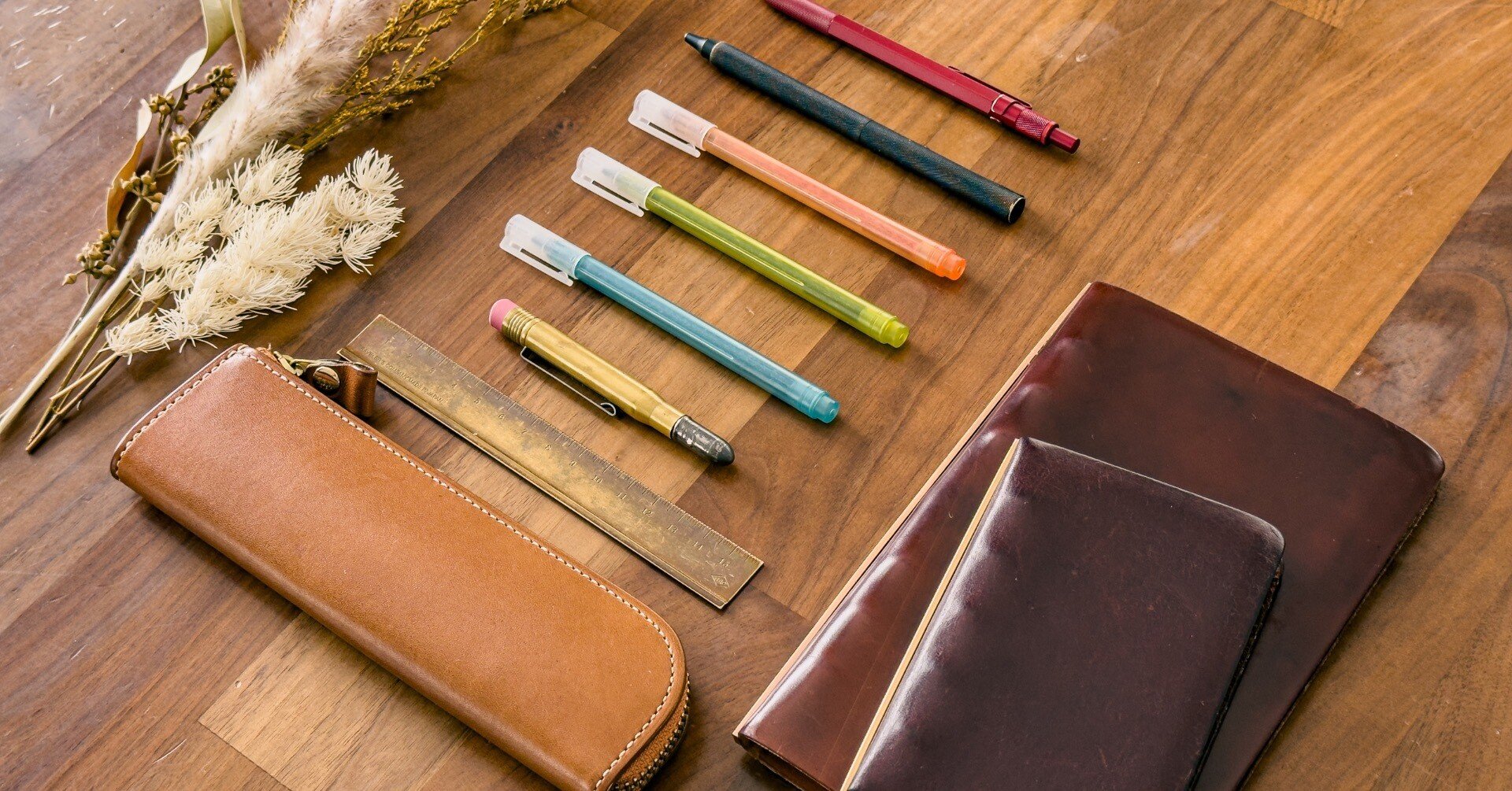 土屋鞄のペンケース中身紹介｜毎日使う文具とこだわり｜my_leather_items