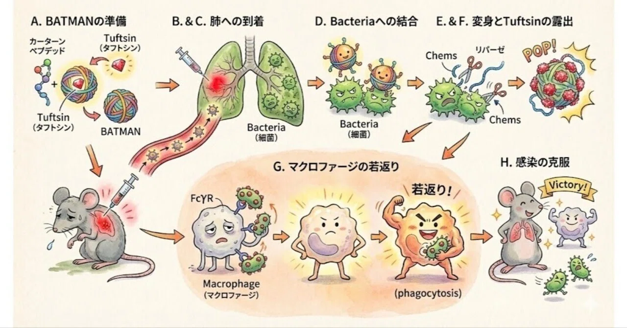 中国国家的研究プロジェクト；バイオテクノロジー技術BATMAN（bacteria-targeted transformable ...