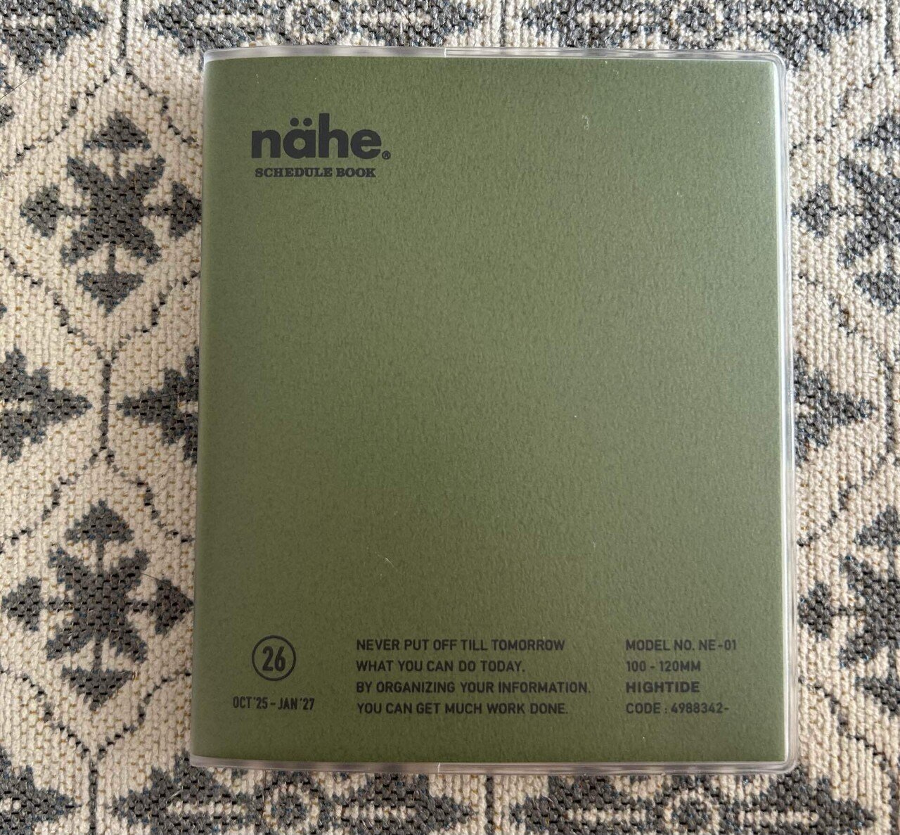 ririyoyoページ 手帳 2026 Yタイプ リフィル / B6 週間ブロック / 2025年10月始まり