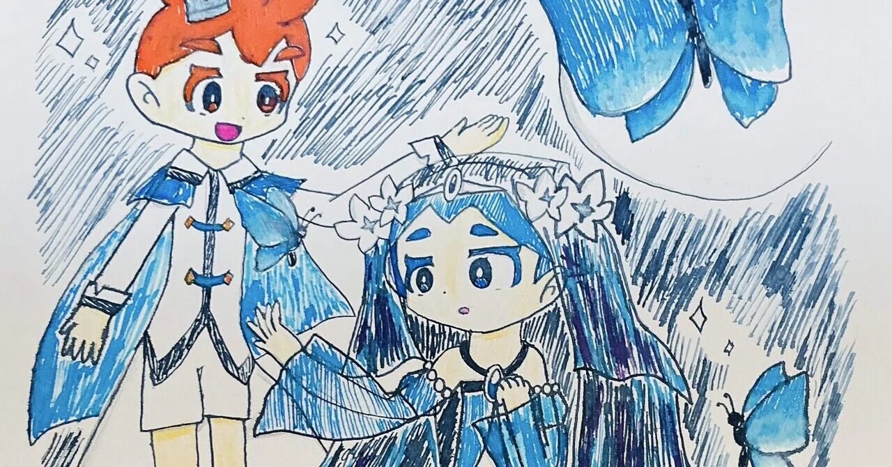 ガラスペンでイラストの仕方｜みんなの未来アルバム