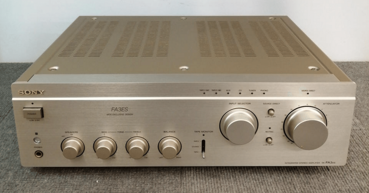 SONY プリメインアンプ　TA-FA3ES SONY型番：TA-FA3ESプリメインアンプ｜【raison d'être】