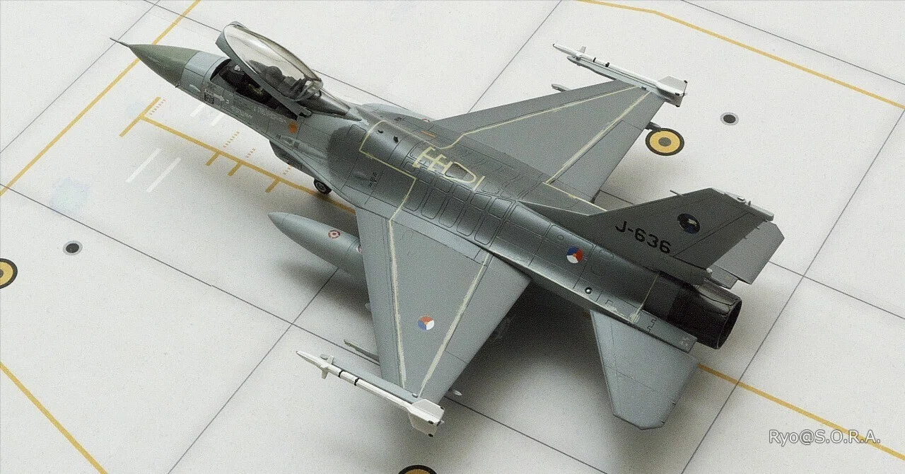 プラモデル製作記 ハセガワ 1/72 F-16A プラス ファイティング