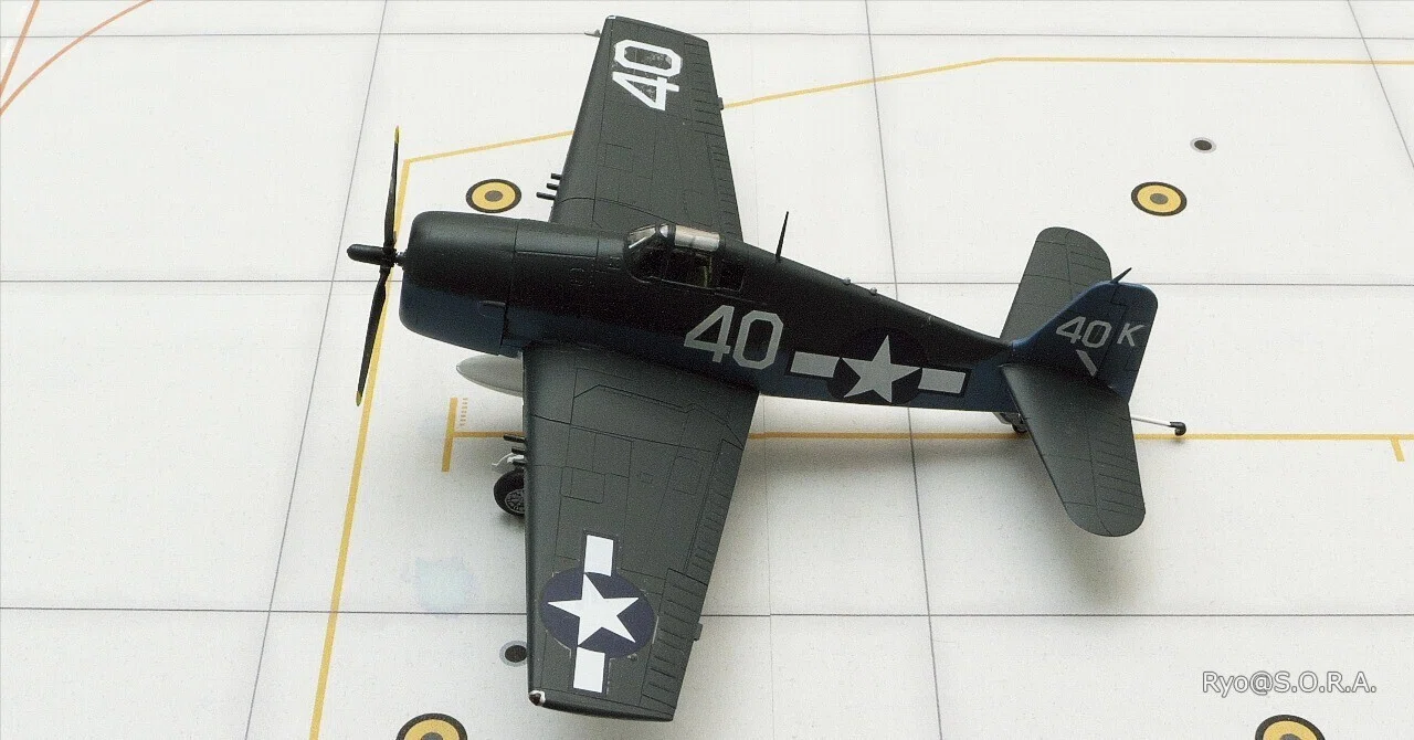 プラモデル製作記 アカデミー 1/72 F6F-3/-5 ヘルキャット ｜Ryo@S.O.R.A.