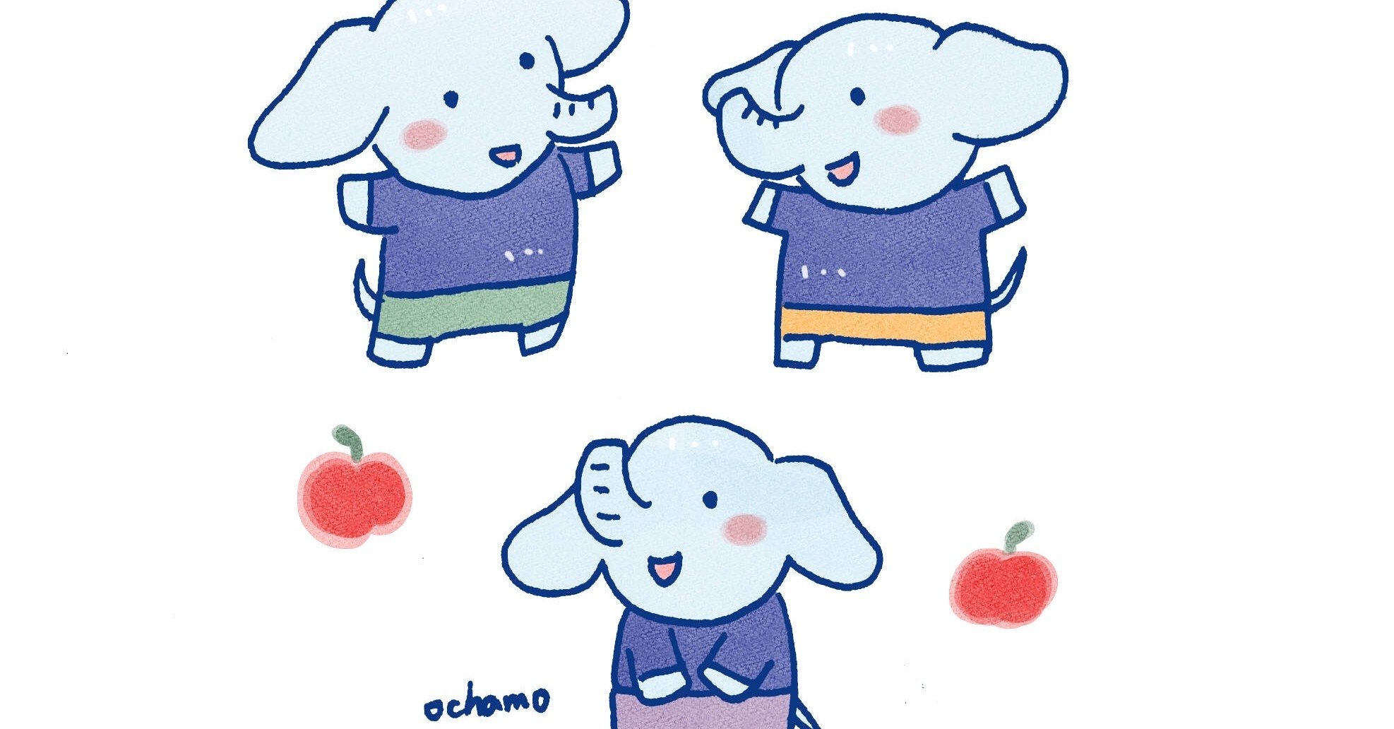 動物イラスト 昔描いた絵をアップデートまとめ おちゃも イラストレーターハンドメイド作家 Note