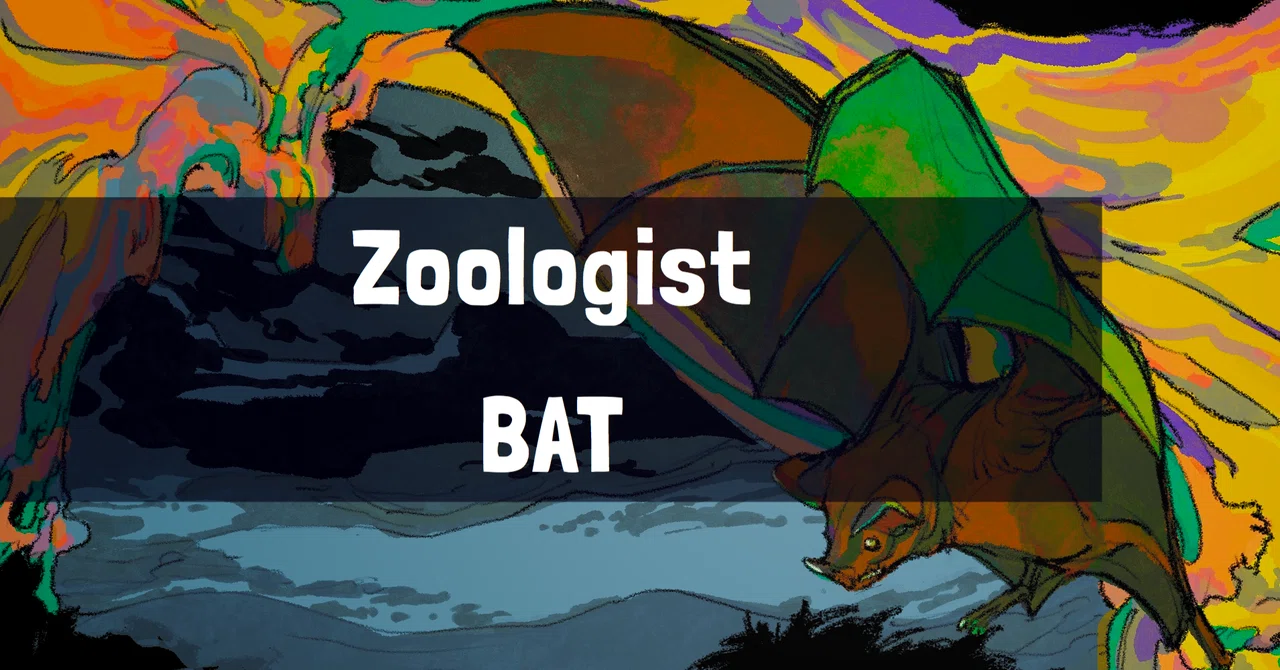 バナナを齧るコウモリ《BAT(2015) by Zoologist》｜????? ??