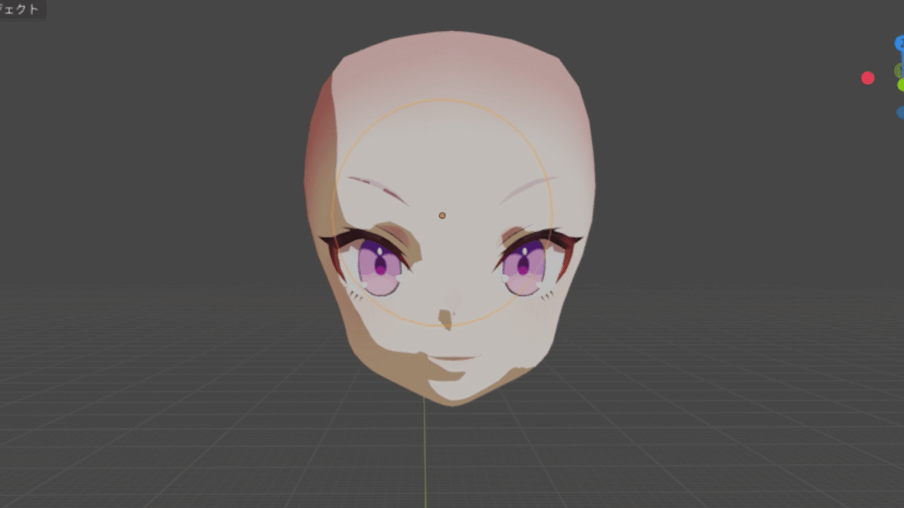Blenderでtoon用に顔の法線を整える Ig K Note Blenderでtoon用に顔の法線を整える Ig K Note