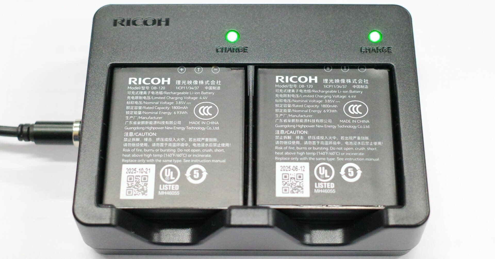 RICOH Battery Charger BJ-12　GR 4バッテリー充電器 GRⅣの充電器 BJ-12｜のたろう