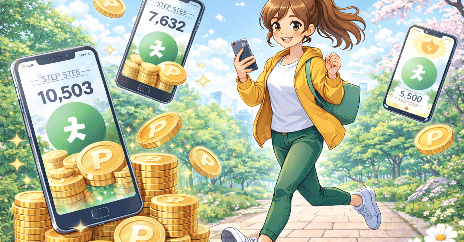 12月版】歩いて稼ぐ！約1ヶ月半でどれくらい貯まる？8アプリ比較！【2025.12.27現在】｜まつだ