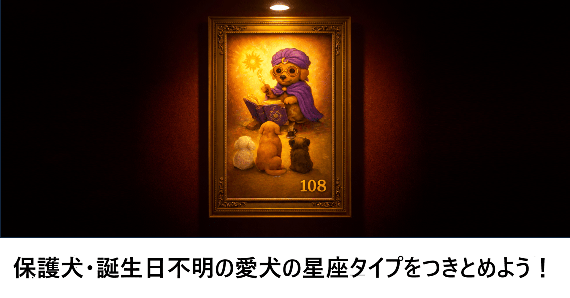 🌟診断がもっと使いやすく!愛犬の星座タイプ診断システムが108問に