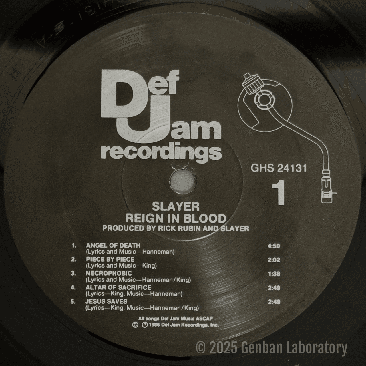 012: Slayer『Reign In Blood』US初版徹底解剖── アナログ盤の限界を