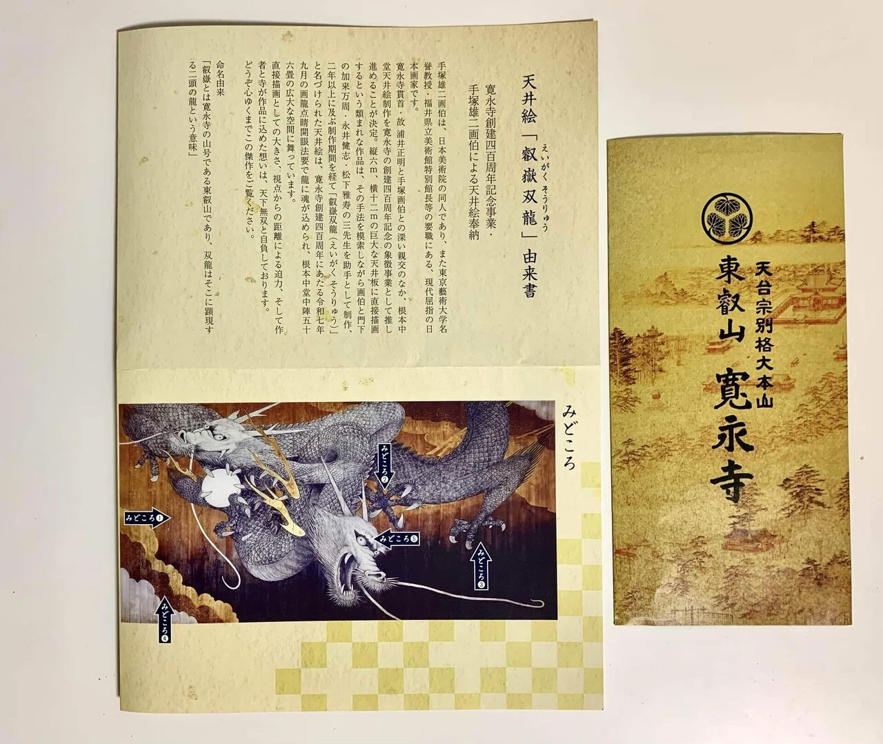 寛永寺天井絵『叡岳双龍』｜すうぷ