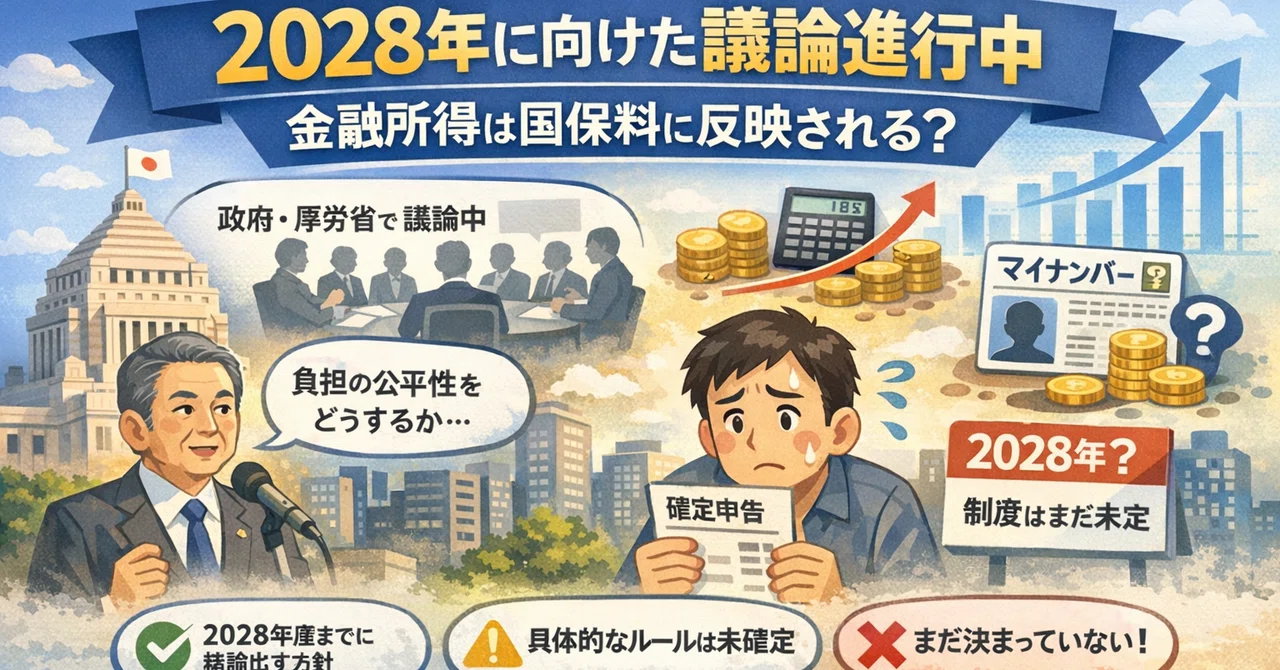 2028年 マイナンバーで株の利益が国保料に反映されるのか？｜青山 note