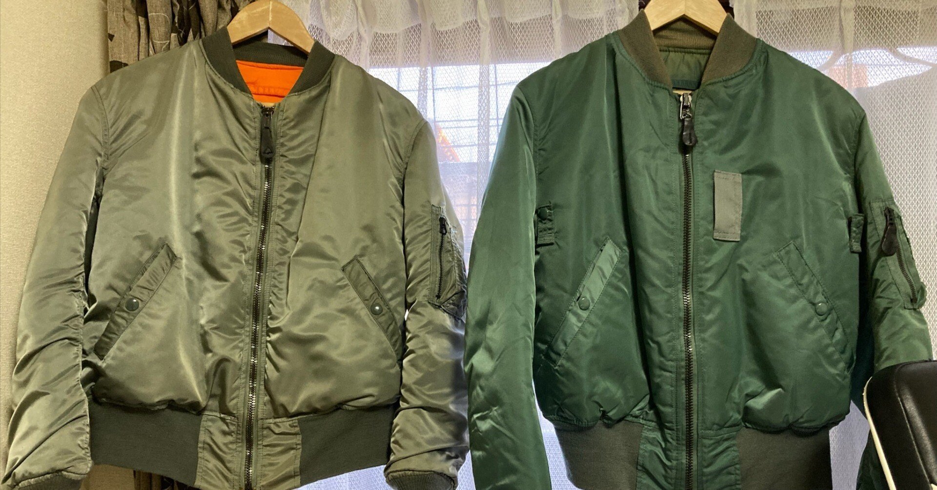 MA-1のサイズ選びで迷った記録「1968年復刻と90年代USA製を実寸で比較