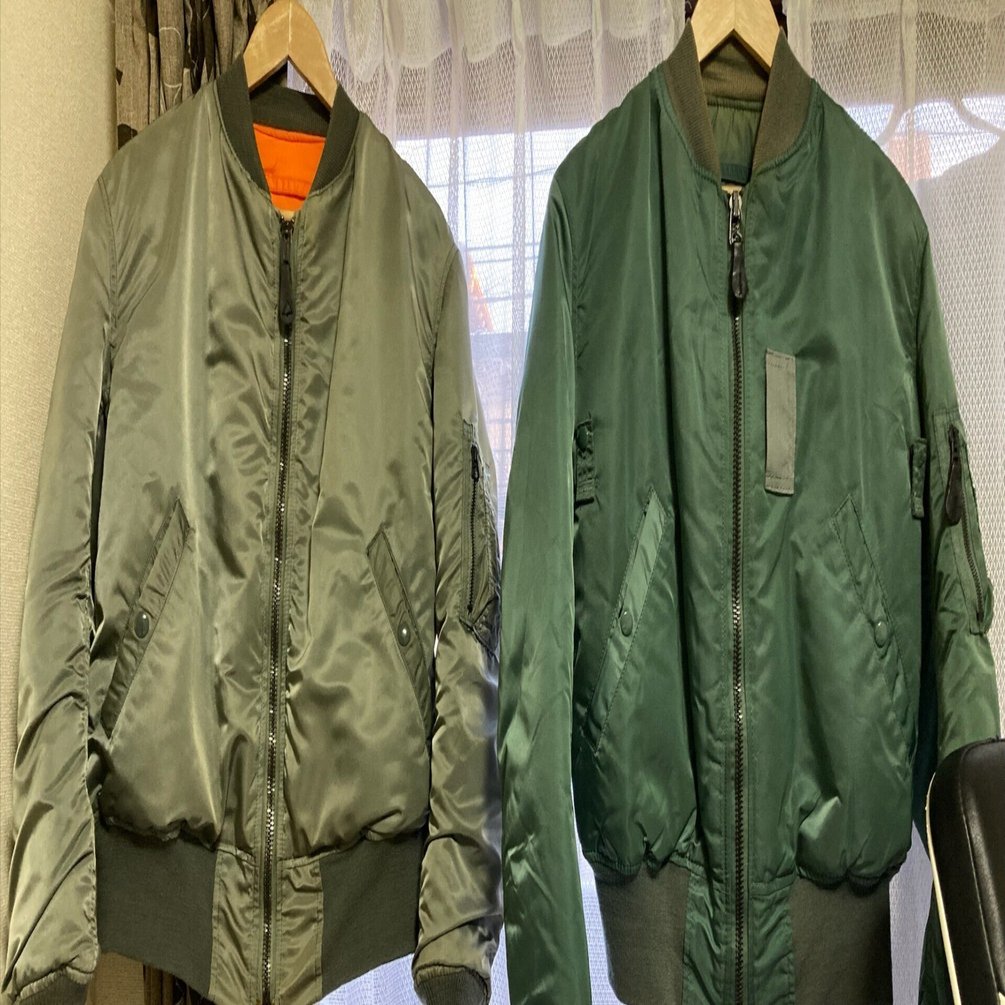 MA-1のサイズ選びで迷った記録「1968年復刻と90年代USA製を実寸で比較