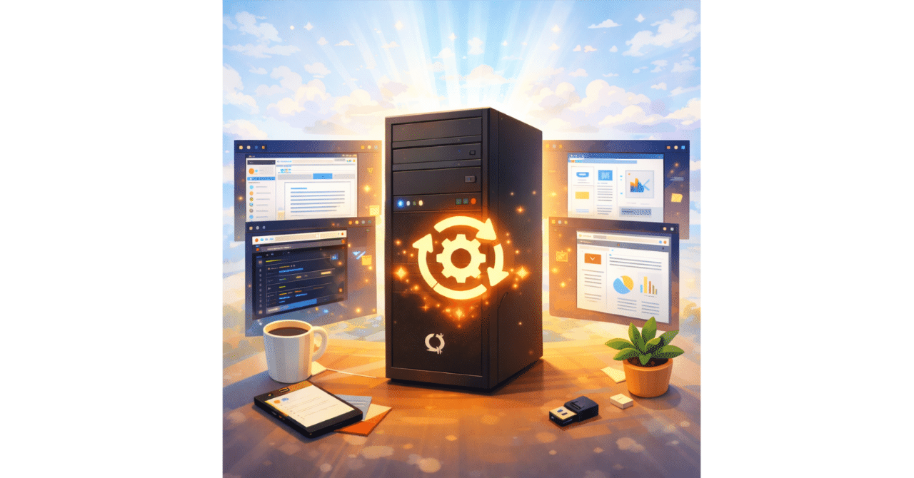 Ubuntuで「再起動してもデスクトップが復元される」仕組みを作った話｜アールグレイ