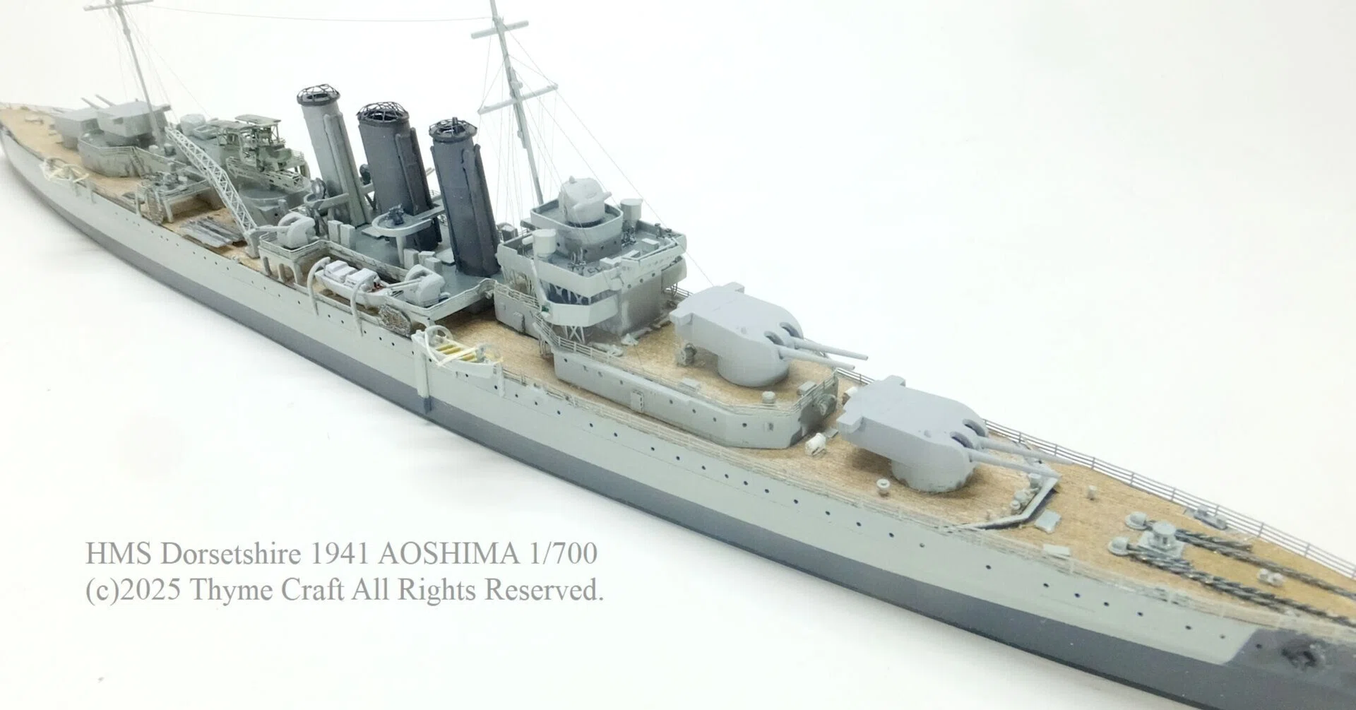 HMS County Class 1941 英国海軍カウンティ級1941制作記 #11 (Aoshima