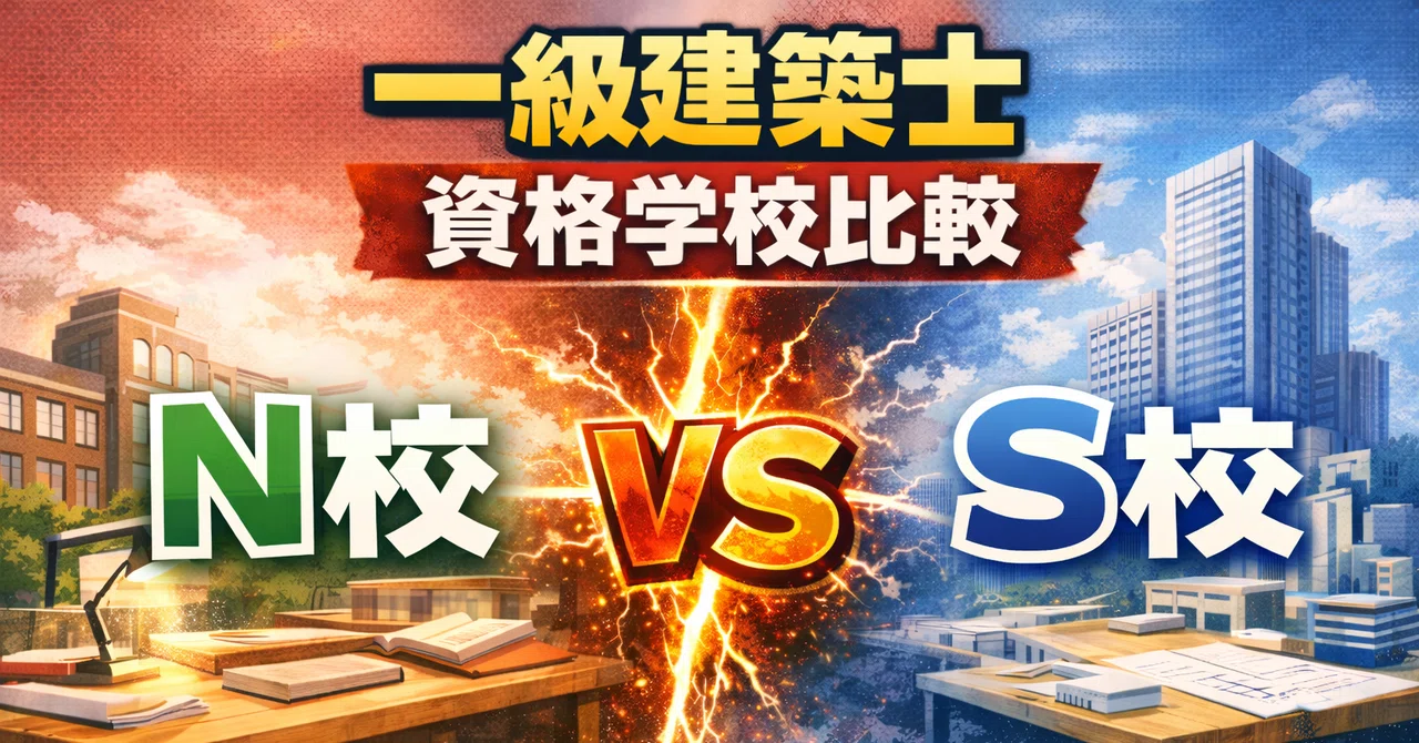 【一級建築士】資格学校比較 N校 VS S校｜真琴🧸