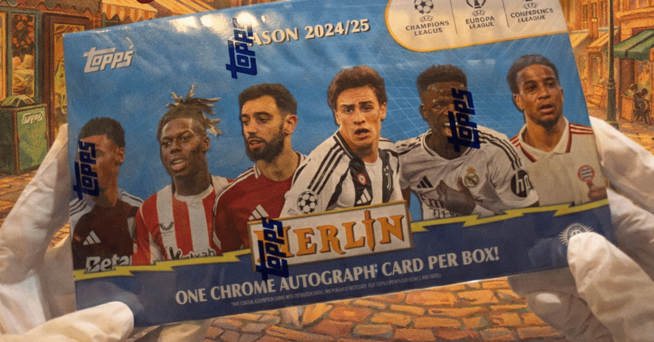 Topps Merlin】デザインを楽しむサッカーカード1BOX開封記録｜実引き