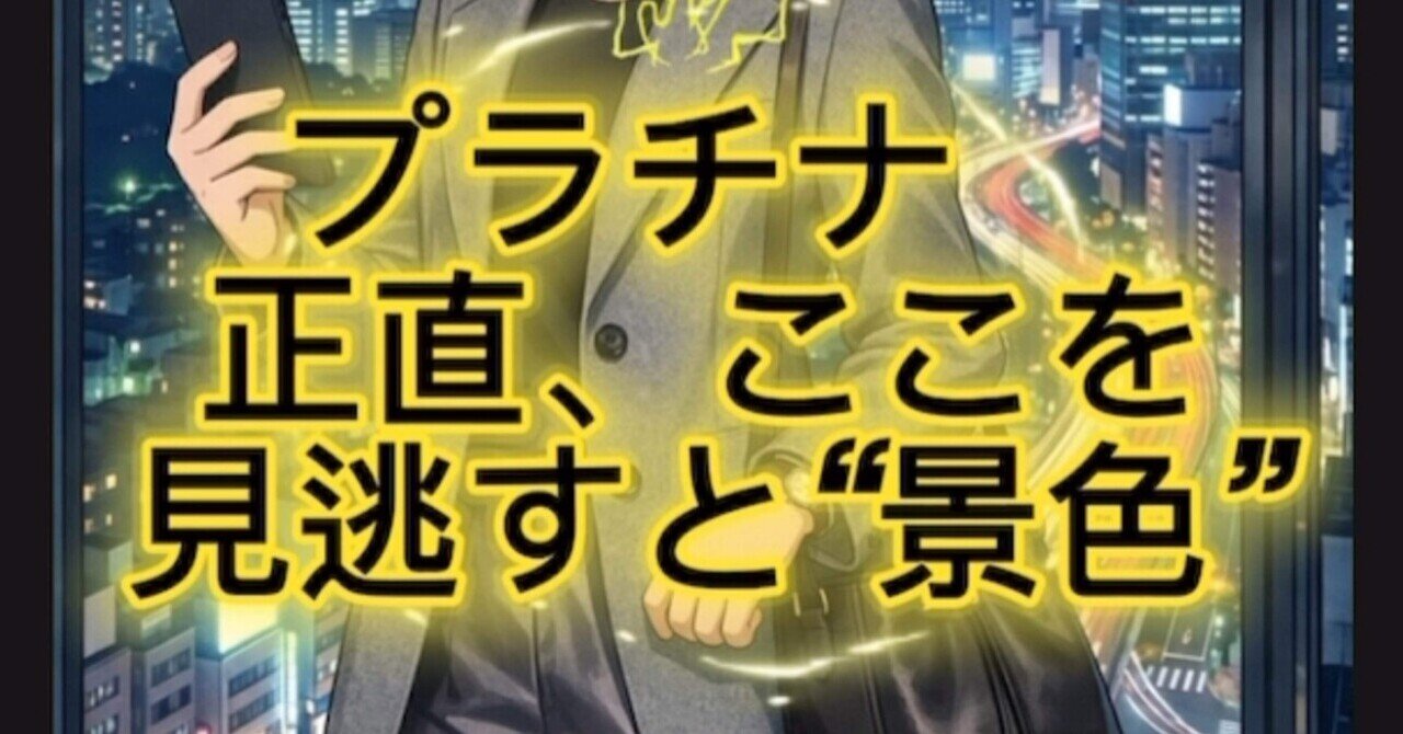 プラチナ・ルネサンスの幕開け：1541が描く新時代の羅針盤 🧭✨｜キャリア女子さくら