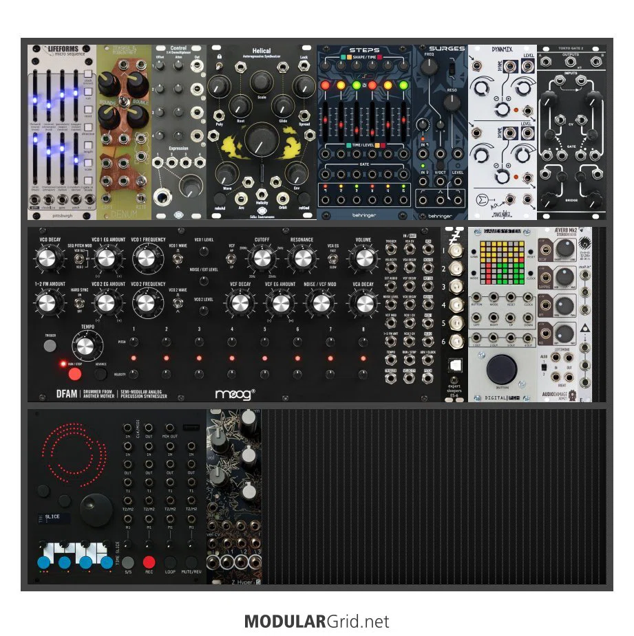 Signs Modular dfom Z_Hyper S モジュラーシンセ 2025年に増えたモジュール。｜Z_Hyper