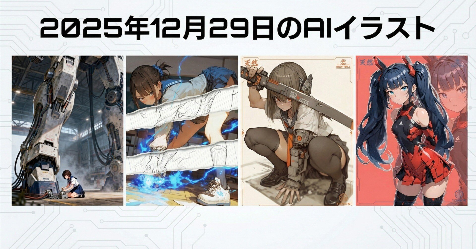 2025年12月29日のAIイラスト｜てんねん｜AIイラストクリエイター