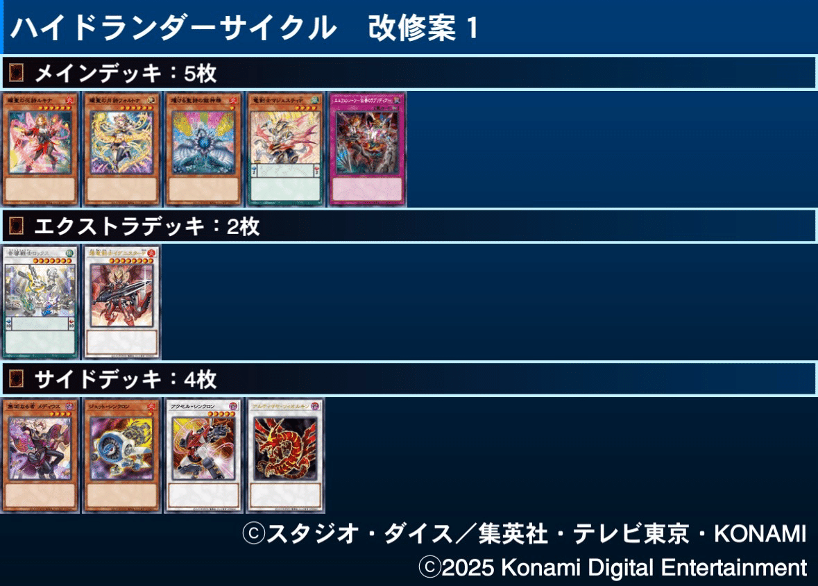 ハイドランダー学会】ハイドランダーサイクル【デッキ紹介#11】｜フェヰΦ