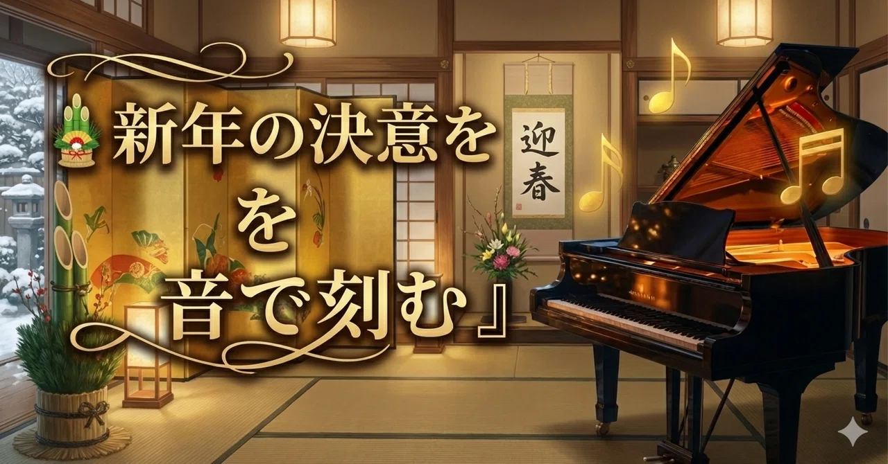 🎍Carving New Year's Resolutions with Sound｜MuJun｜論理で選ぶ音楽処方箋