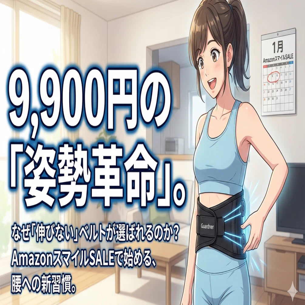 腰が悲鳴を上げているあなたへ。9,900円の『ガードナーベルト』が