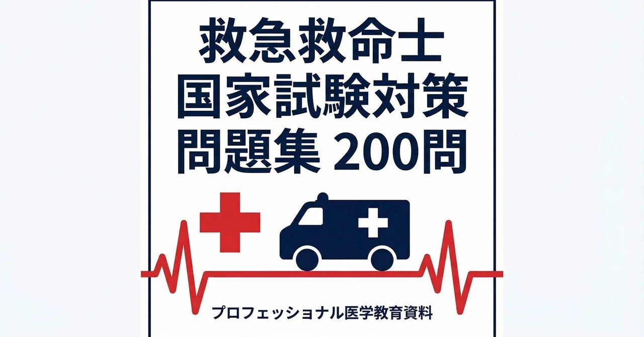 救命士国家試験対策 必修 救急救命士国家試験対策問題集2024: これだけやれば大丈夫