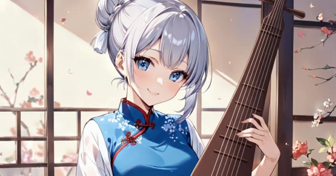 ️ [New Song Release] The sound of the Guqin and the pulse of light. A ...