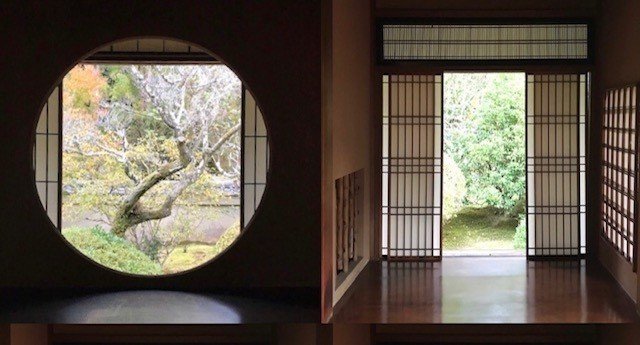 雲龍院の悟りの窓 円相 に向かい 雲龍院 Heading To Enso Of The Enlightenment Window At Unryuin 達磨の眼 本伝統文化を世界へ Note