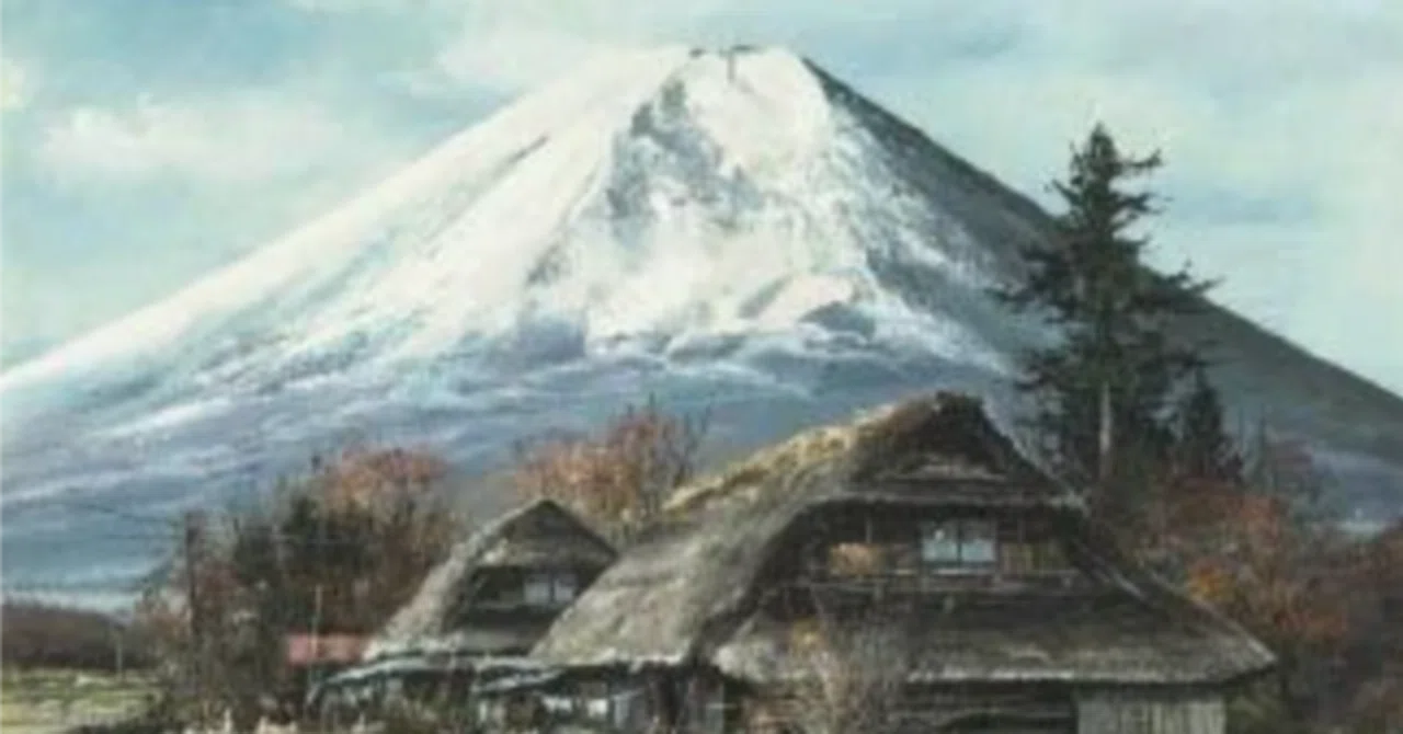 C082 林喜市郎 油彩画『早春』 サイン・裏書き有 林 喜市郎（HAYASHI Kiichiro）】― 風景画を中心とした油彩作品― 査定