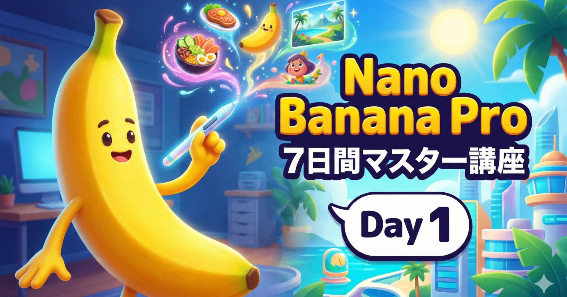 Day1】「日本語で話しかけるだけ」で絵を描く【Nano Banana Pro 7日間