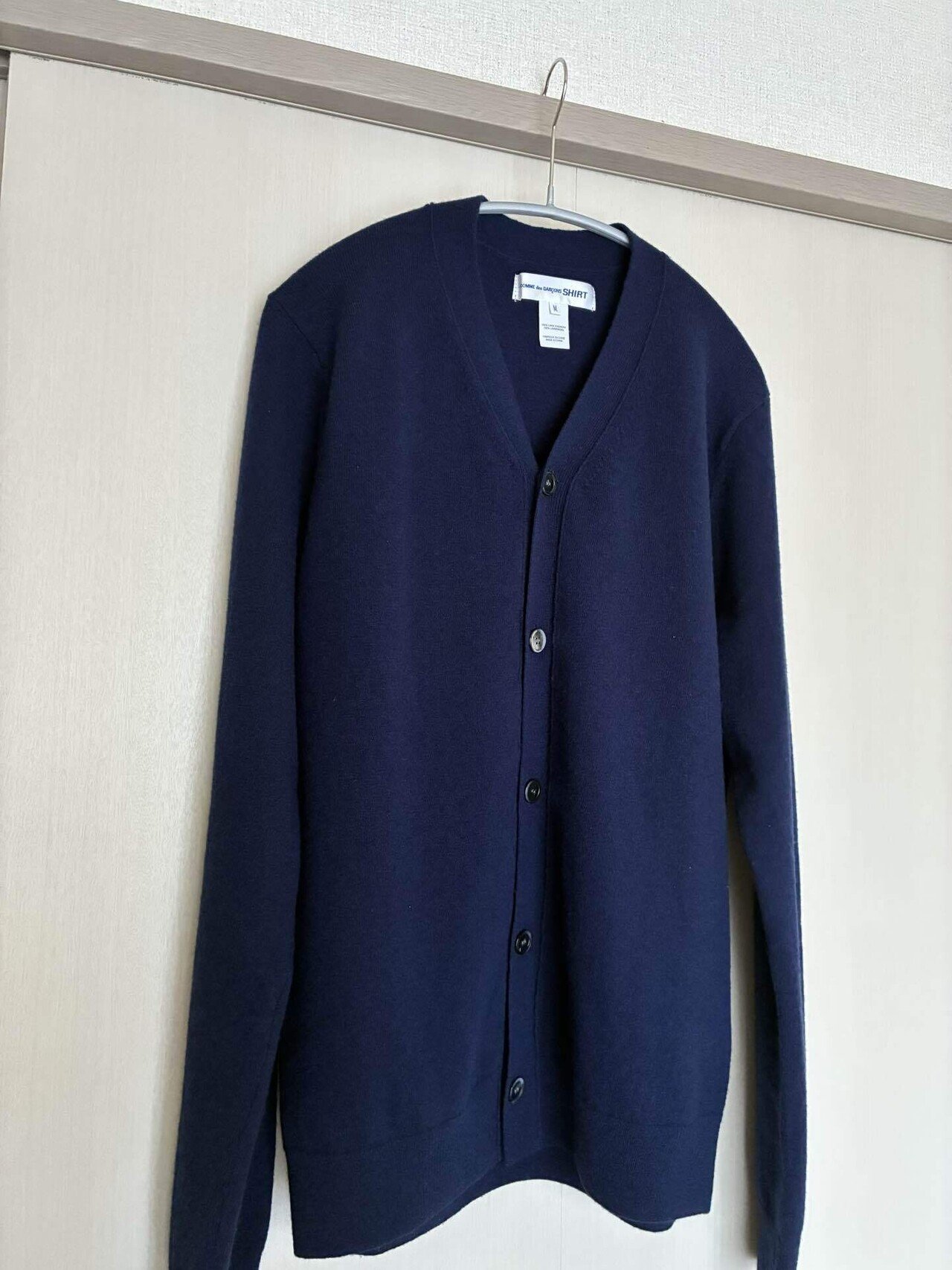 COMME des GARÇONS SHIRT FOREVER のカーディガン【着る】｜nuukiruaruku