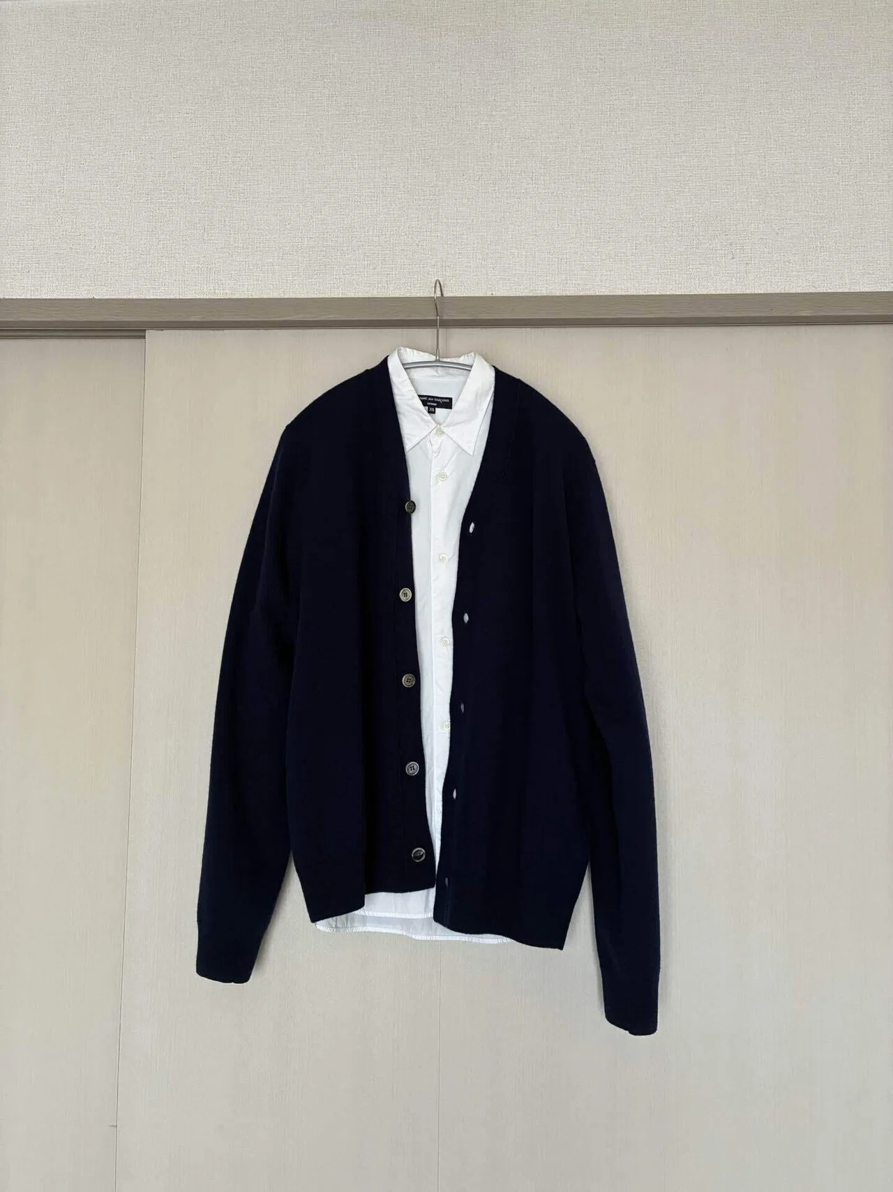 COMME des GARÇONS SHIRT FOREVER のカーディガン【着る】｜nuukiruaruku